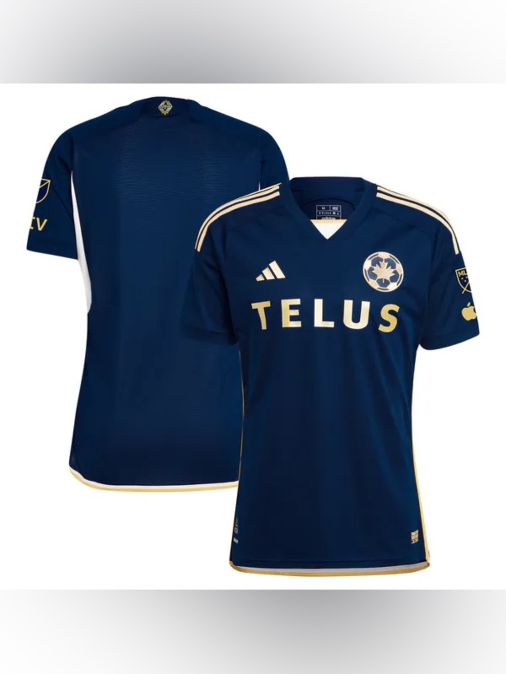 Men's adidas Navy Vancouver Whitecaps FC 2024 The 50 Authentic Jersey, Sz S